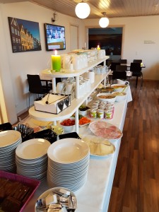 Breakfast buffet at the hotel. All you need.