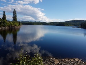 What a beautiful view from one of the cache sites.