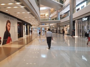 A mall in downtown HK