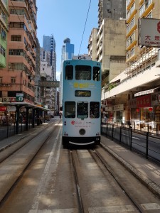 The 2-story-tram in Hong Kong