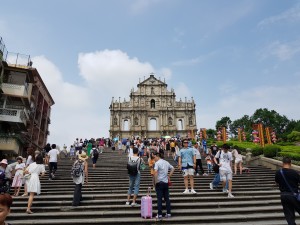 Ruins of the St Paul's church in Macau