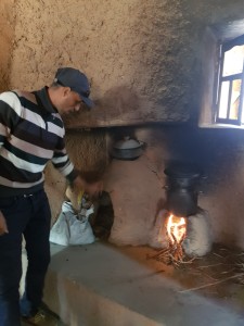 Our guide showing us how the food is cooked