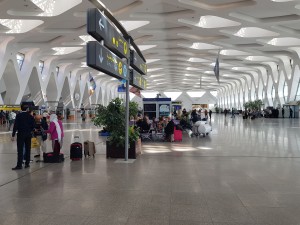 Marrakesh Airport - Departure hall