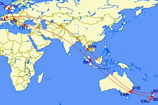 Easter 2018 - Flightroutes