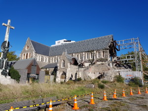 The cathedral - until the earthquake hit