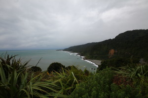 View over the coastline