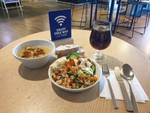 A small lunch at SAS international lounge