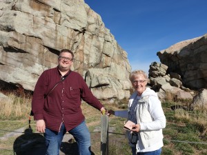 Karen and I at the big rock