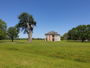 The battlefield (you can hear the "bombs bursting in air")